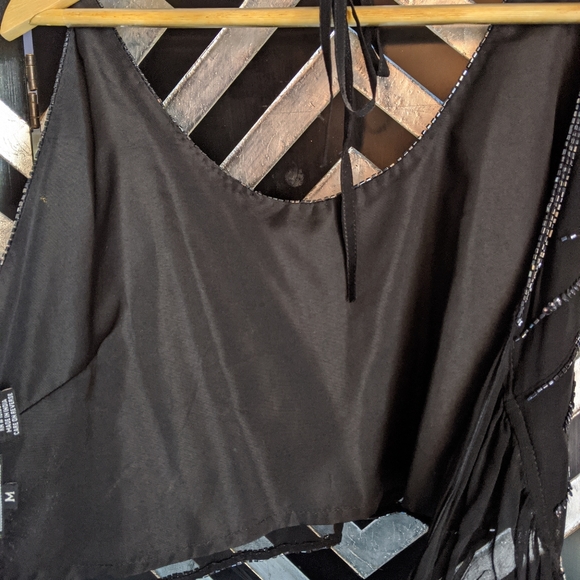 NWT Beaded Halter Wrap Top - Picture 11 of 16